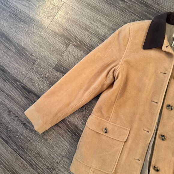 L.L Bean Vintage Wool Blend Barn Coat - Picture 2 of 8